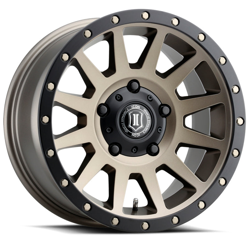 ICON Compression 17x8.5 5x150 25mm Offset 5.75in BS 110.1mm Bore Bronze Wheel | icon-compression-17x8-5-5x150-25mm-offset-5-75in-bs-110-1mm-bore-bronze-wheel | Wheels - Cast | ICON