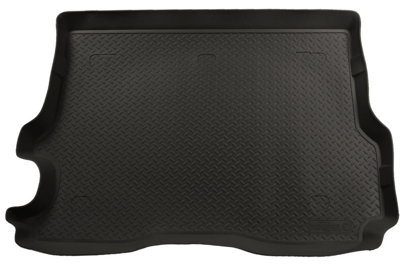 Husky Liners 02-06 GM Trailblazer/Bravada/Envoy/05-08 Saab 9-7X Classic Style Black Rear Cargo Liner | husky-liners-02-06-gm-trailblazer-bravada-envoy-05-08-saab-9-7x-classic-style-black-rear-cargo-liner | Floor Mats - Rubber | Husky Liners