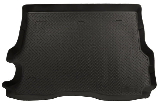 Husky Liners 02-06 GM Trailblazer/Bravada/Envoy/05-08 Saab 9-7X Classic Style Black Rear Cargo Liner | husky-liners-02-06-gm-trailblazer-bravada-envoy-05-08-saab-9-7x-classic-style-black-rear-cargo-liner | Floor Mats - Rubber | Husky Liners
