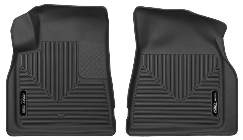 Husky Liners 08-15 Buick Enclave / 07-15 GMC Acadia X-Act Contour Black Front Seat Floor Liners | husky-liners-08-15-buick-enclave-07-15-gmc-acadia-x-act-contour-black-front-seat-floor-liners | Floor Mats - Rubber | Husky Liners