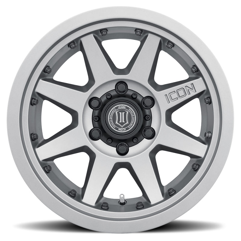 ICON Rebound Pro 17x8.5 5x5 -6mm Offset 4.5in BS 71.5mm Bore Titanium Wheel | icon-rebound-pro-17x8-5-5x5-6mm-offset-4-5in-bs-71-5mm-bore-titanium-wheel | Wheels - Cast | ICON