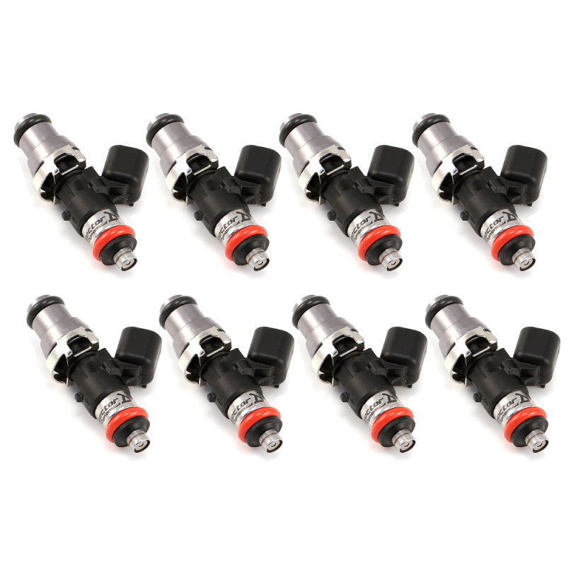 Injector Dynamics ID1050X Injectors 14mm (Grey) Adaptor Top (Set of 8) Orange Lower O-Ring | injector-dynamics-id1050x-injectors-14mm-grey-adaptor-top-set-of-8-orange-lower-o-ring | Fuel Injector Sets - 8Cyl | Injector Dynamics