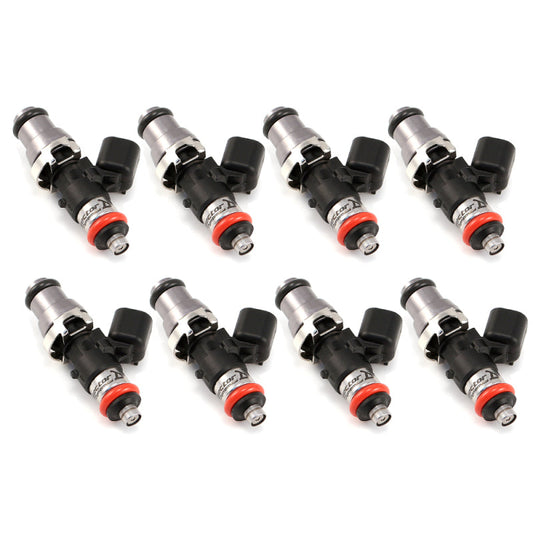 Injector Dynamics ID1050X Injectors 14mm (Grey) Adaptor Top (Set of 8) Orange Lower O-Ring | injector-dynamics-id1050x-injectors-14mm-grey-adaptor-top-set-of-8-orange-lower-o-ring | Fuel Injector Sets - 8Cyl | Injector Dynamics