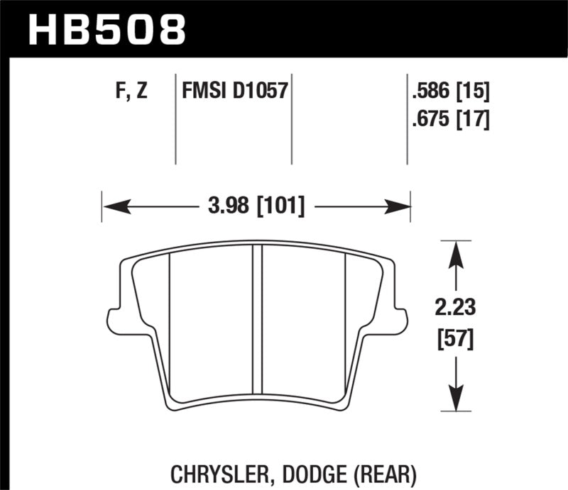 Hawk Performance Ceramic Street Brake Pads | hawk-performance-ceramic-street-brake-pads-70 | Brake Pads - Performance | Hawk Performance