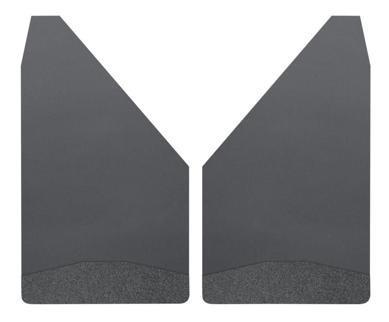 Husky Liners Universal 12in Wide Black Rubber Front Mud Flaps w/ Black Weight | husky-liners-universal-12in-wide-black-rubber-front-mud-flaps-w-black-weight | Mud Flaps | Husky Liners