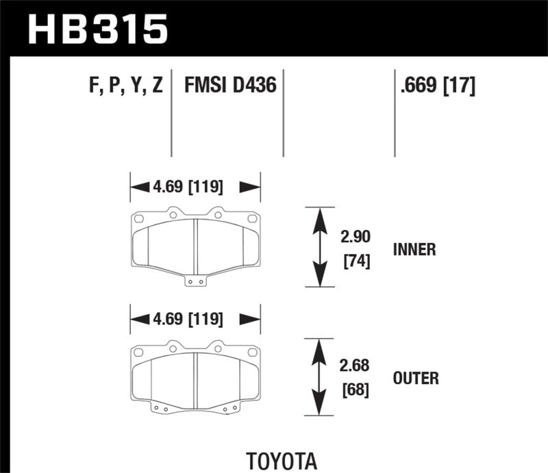 Hawk Super Duty Street Brake Pads | hawk-super-duty-street-brake-pads-18 | Brake Pads - Performance | Hawk Performance