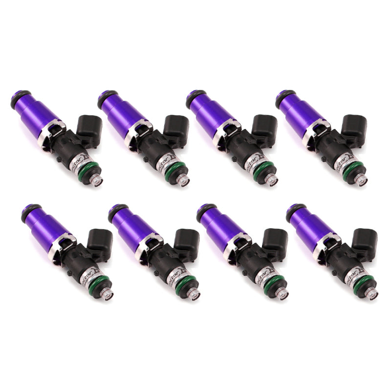Injector Dynamics 1340cc Injectors - 60mm Length - 14mm Purple Top - 14mm Lower O-Ring (Set of 8) | injector-dynamics-1340cc-injectors-60mm-length-14mm-purple-top-14mm-lower-o-ring-set-of-9 | Fuel Injector Sets - 8Cyl | Injector Dynamics