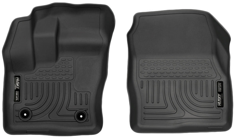 Husky Liners 2014-2015 Ford Transit Connect WeatherBeater Front Black Floor Liners | husky-liners-2014-2015-ford-transit-connect-weatherbeater-front-black-floor-liners | Floor Mats - Rubber | Husky Liners