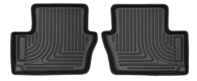 Husky Liners 07-12 Dodge Caliber / 07-14 Jeep Compass WeatherBeater Black 2nd Seat Floor Liners | husky-liners-07-12-dodge-caliber-07-14-jeep-compass-weatherbeater-black-2nd-seat-floor-liners | Floor Mats - Rubber | Husky Liners