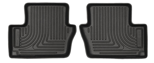 Husky Liners 07-12 Dodge Caliber / 07-14 Jeep Compass WeatherBeater Black 2nd Seat Floor Liners | husky-liners-07-12-dodge-caliber-07-14-jeep-compass-weatherbeater-black-2nd-seat-floor-liners | Floor Mats - Rubber | Husky Liners