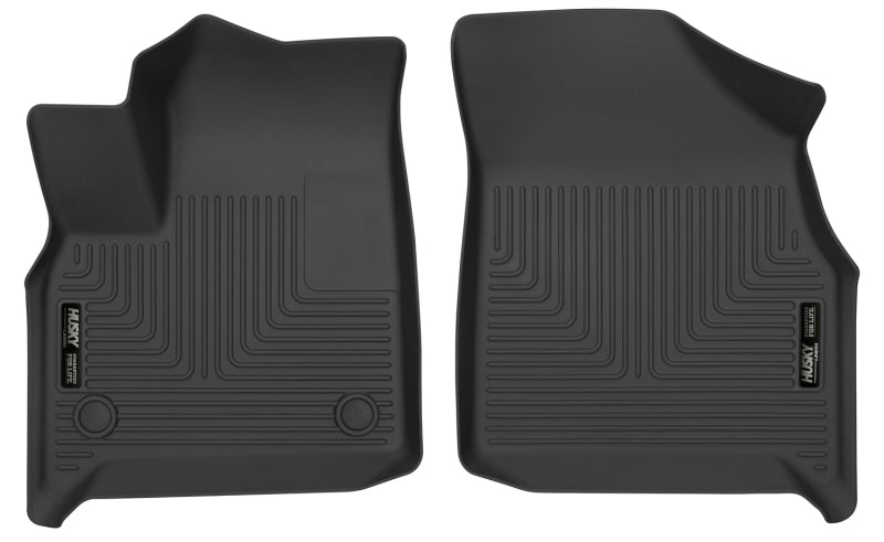 Husky Liners 2018 Buick Enclave WeatherBeater Black Front Floor Liners | husky-liners-2018-buick-enclave-weatherbeater-black-front-floor-liners | Floor Mats - Rubber | Husky Liners