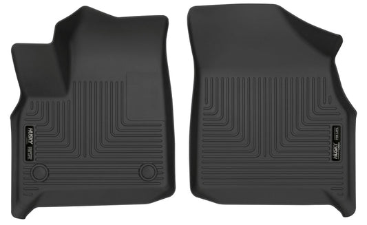 Husky Liners 2018 Buick Enclave WeatherBeater Black Front Floor Liners | husky-liners-2018-buick-enclave-weatherbeater-black-front-floor-liners | Floor Mats - Rubber | Husky Liners