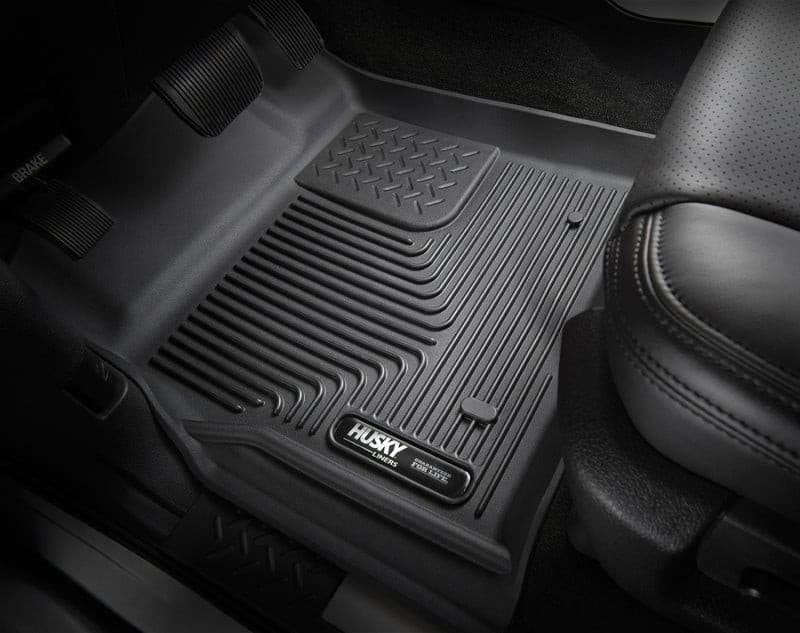 Husky Liners 07-12 GM Silverado/Tahoe/Suburban/Escalade X-Act Contour Black Floor Liners | husky-liners-07-12-gm-silverado-tahoe-suburban-escalade-x-act-contour-black-floor-liners | Floor Mats - Rubber | Husky Liners