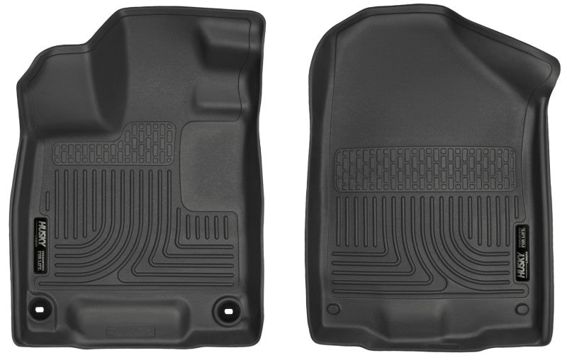 Husky Liners 2017 Honda Ridgeline WeatherBeater Front Black Floor Liners | husky-liners-2017-honda-ridgeline-weatherbeater-front-black-floor-liners | Floor Mats - Rubber | Husky Liners