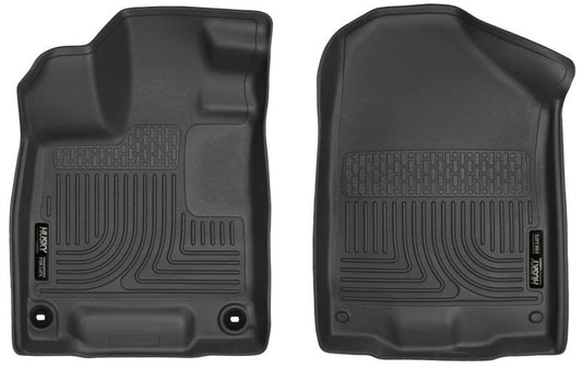 Husky Liners 2017 Honda Ridgeline WeatherBeater Front Black Floor Liners | husky-liners-2017-honda-ridgeline-weatherbeater-front-black-floor-liners | Floor Mats - Rubber | Husky Liners