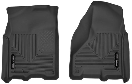 Husky Liners 12-13 Dodge Ram 1500/ 12 2500 & 3500 X-Act Contour Black Front Floor Liners | husky-liners-12-13-dodge-ram-1500-12-2500-3500-x-act-contour-black-front-floor-liners | Floor Mats - Rubber | Husky Liners