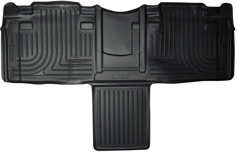 Husky Liners 11-12 Toyota Sienna WeatherBeater 2nd Row Gray Floor Liners | husky-liners-11-12-toyota-sienna-weatherbeater-2nd-row-gray-floor-liners | Floor Mats - Rubber | Husky Liners