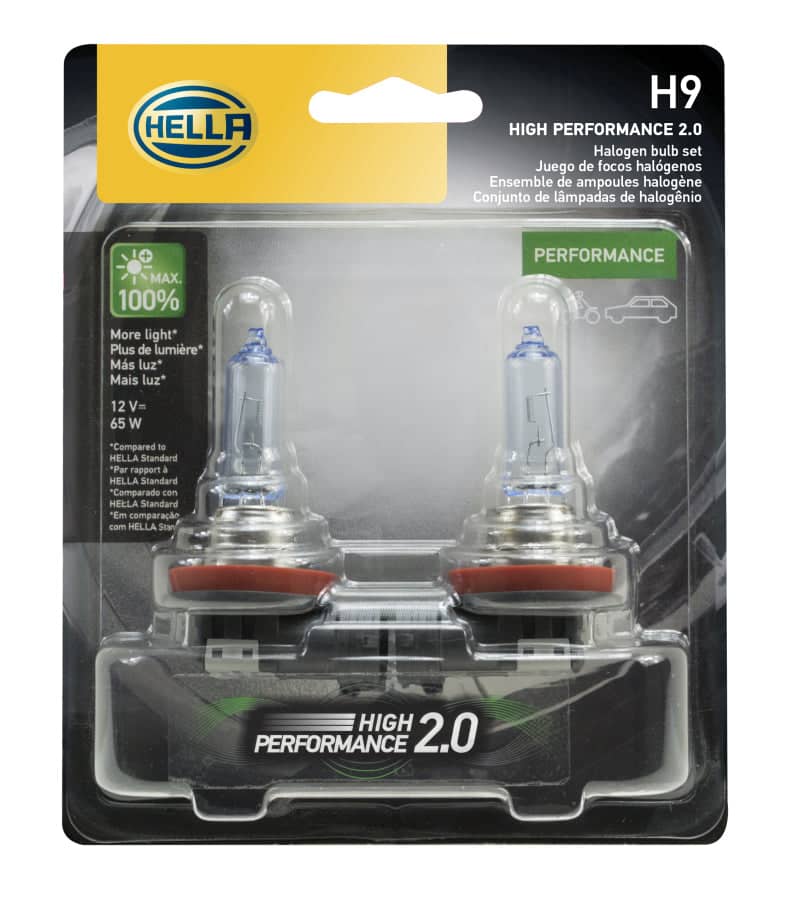 Hella H9 12V 65W PGJ19-5 HP 2.0 Halogen Bulbs | hella-h9-12v-65w-pgj19-5-hp-2-0-halogen-bulbs | Bulbs | Hella