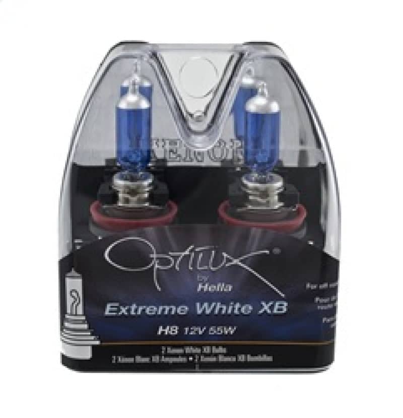 Hella Optilux H8 12V/55W XB Xenon White Bulb (pair) | hella-optilux-h8-12v-55w-xb-xenon-white-bulb-pair | Bulbs | Hella