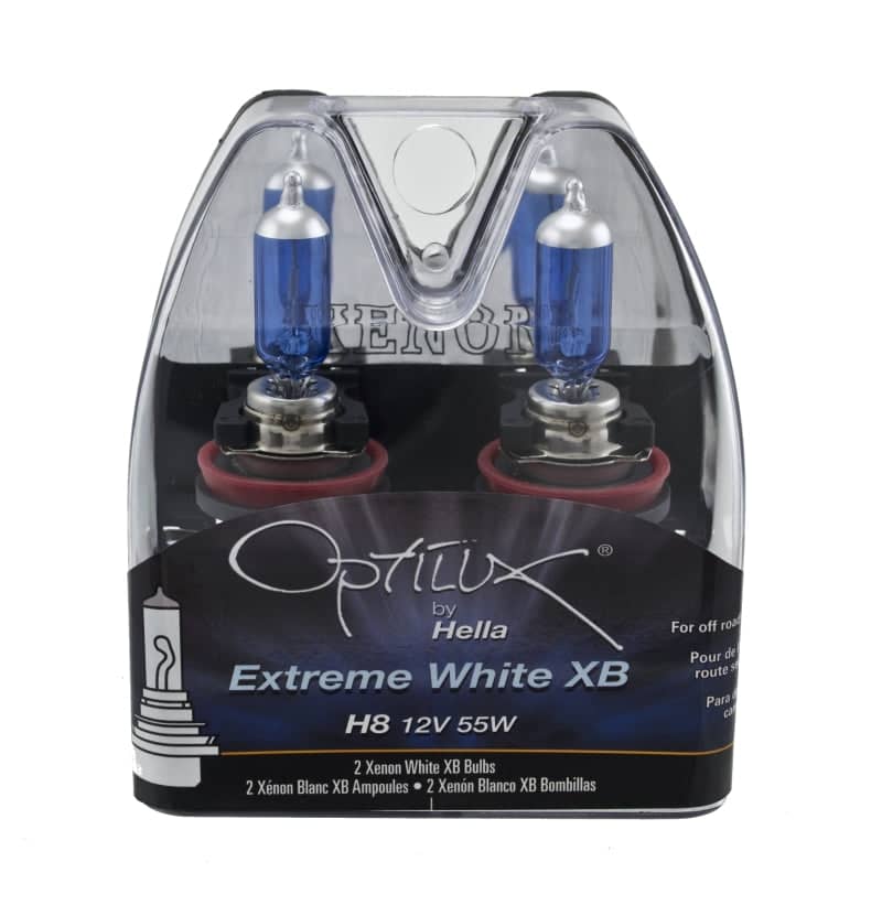 Hella Optilux H8 12V/55W XB Xenon White Bulb (pair) | hella-optilux-h8-12v-55w-xb-xenon-white-bulb-pair | Bulbs | Hella