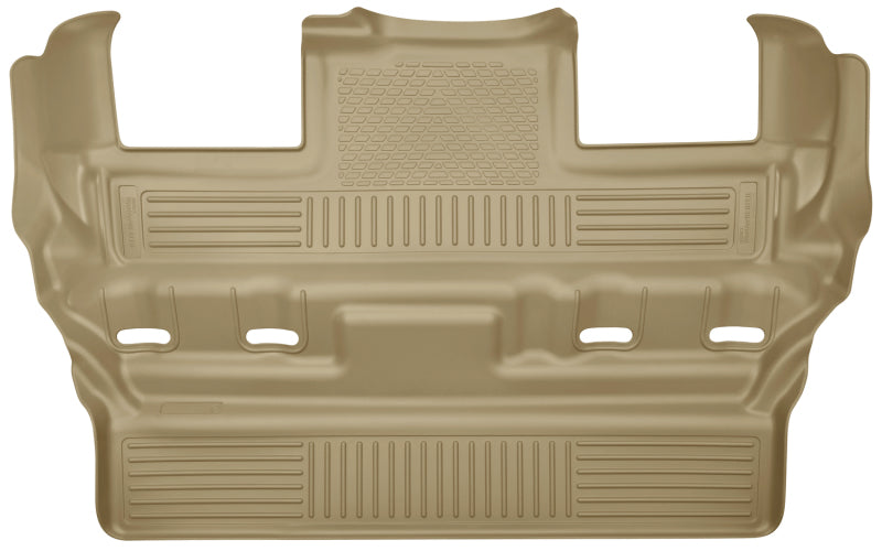 Husky Liners 2015 GM Escalade/Tahoe/Yukon WeatherBeater Tan 3rd Seat (Bucket 2nd) Floor Liner | husky-liners-2015-gm-escalade-tahoe-yukon-weatherbeater-tan-3rd-seat-bucket-2nd-floor-liner | Floor Mats - Rubber | Husky Liners