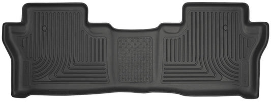 Husky Liners 2016 Honda Pilot WeatherBeater 2nd Row Black Floor Liners | husky-liners-2016-honda-pilot-weatherbeater-2nd-row-black-floor-liners | Floor Mats - Rubber | Husky Liners