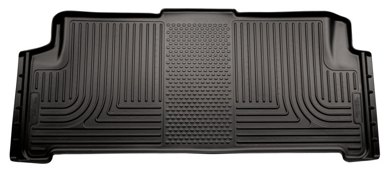 Husky Liners 08-12 Chrysler Town Country/Dodge Grand Caravan WeatherBeater 2nd Row Black Floor Liner | husky-liners-08-12-chrysler-town-country-dodge-grand-caravan-weatherbeater-2nd-row-black-floor-liner | Floor Mats - Rubber | Husky Liners
