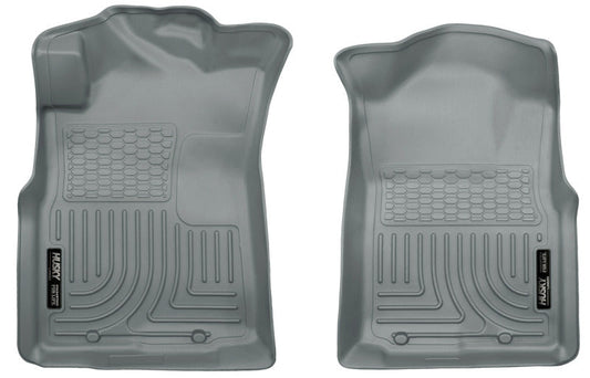 Husky Liners 05-15 Toyota Tacoma Crew/Extended/Standard Cab WeatherBeater Front Grey Floor Liners | husky-liners-05-15-toyota-tacoma-crew-extended-standard-cab-weatherbeater-front-grey-floor-liners | Floor Mats - Rubber | Husky Liners