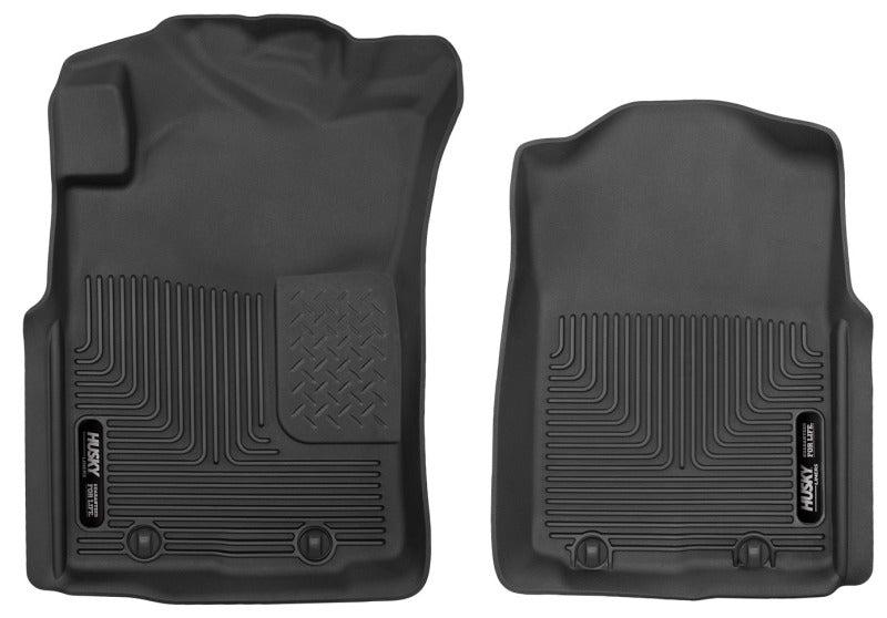 Husky Liners 05-11 Toyota Tacoma Pickup(Crew / Ext / Std Cab) X-Act Contour Black Front Floor Liners | husky-liners-05-11-toyota-tacoma-pickupcrew-ext-std-cab-x-act-contour-black-front-floor-liners | Floor Mats - Rubber | Husky Liners