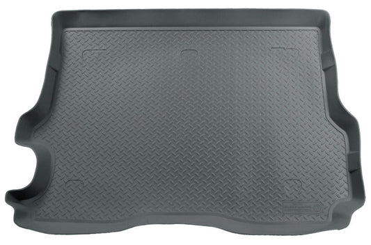Husky Liners 02-06 GM Trailblazer/Bravada/Envoy/05-08 Saab 9-7X Classic Style Gray Rear Cargo Liner | husky-liners-02-06-gm-trailblazer-bravada-envoy-05-08-saab-9-7x-classic-style-gray-rear-cargo-liner | Floor Mats - Rubber | Husky Liners