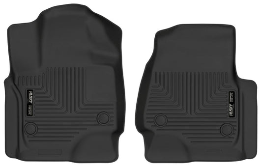 Husky Liners 18-19 Ford Expedition / 18-19 Lincoln Navigator X-Act Contour Black Front Floor Liners | husky-liners-18-19-ford-expedition-18-19-lincoln-navigator-x-act-contour-black-front-floor-liners | Floor Mats - Rubber | Husky Liners