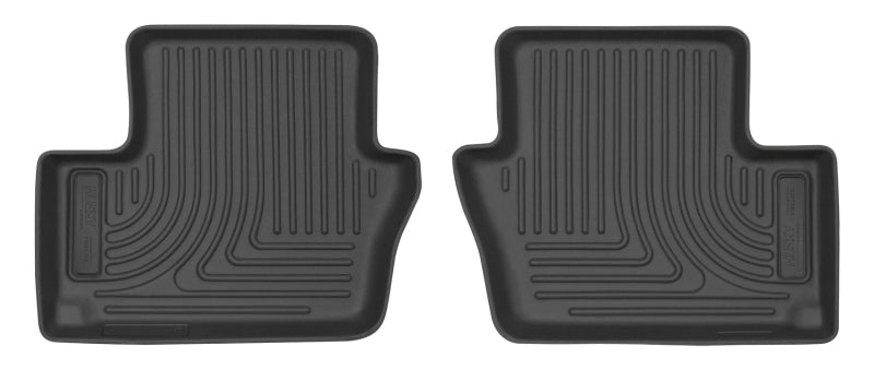 Husky Liners 07-12 Dodge Caliber / 07-14 Jeep Compass WeatherBeater Black 2nd Seat Floor Liners | husky-liners-07-12-dodge-caliber-07-14-jeep-compass-weatherbeater-black-2nd-seat-floor-liners | Floor Mats - Rubber | Husky Liners