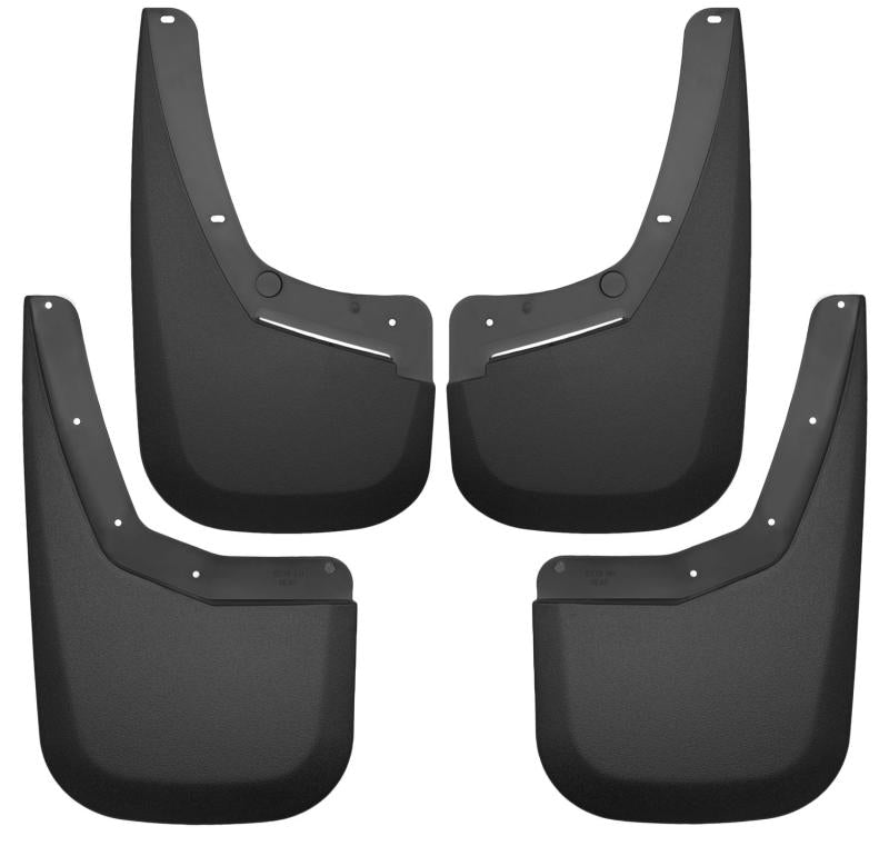 Husky Liners 07-13 Chevy Silverado 1500 LT / 07-14 Siverado 2500HD Front and Rear Mud Guards - Black | husky-liners-07-13-chevy-silverado-1500-lt-07-14-siverado-2500hd-front-and-rear-mud-guards-black | Mud Flaps | Husky Liners