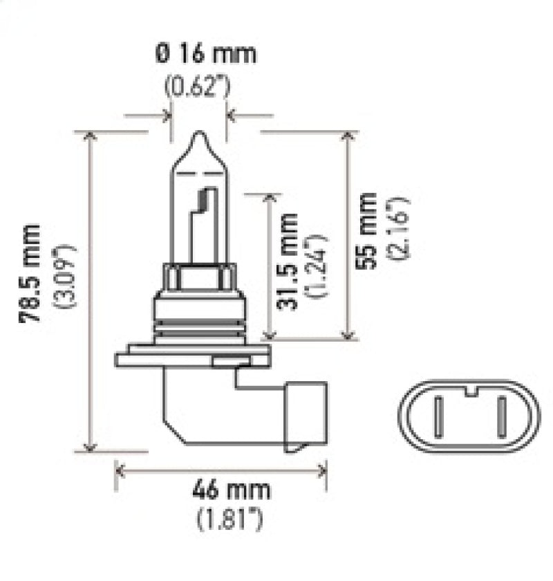 Hella 9005 12V 65W Xen White Bulb (Pair) | hella-9005-12v-65w-xen-white-bulb-pair | Work Lights | Hella