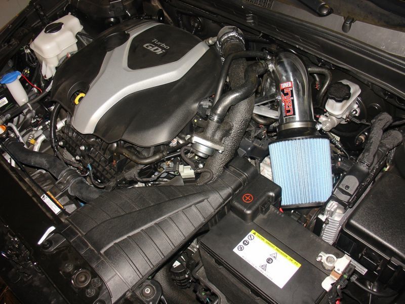 Injen 2011-14 Hyundai Sonata/Kia Optima 2.0L Turbo Black Short Ram Intake | injen-2011-14-hyundai-sonata-kia-optima-2-0l-turbo-black-short-ram-intake | Cold Air Intakes | Injen