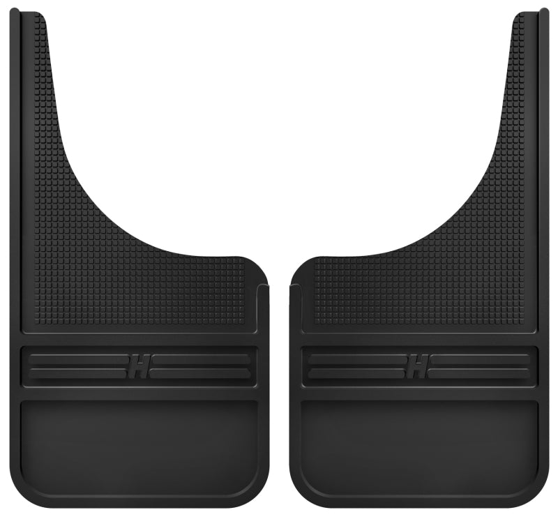 Husky Liners Universal 12in Wide Black Rubber Front Mud Flaps w/o Weight | husky-liners-universal-12in-wide-black-rubber-front-mud-flaps-w-o-weight | Mud Flaps | Husky Liners