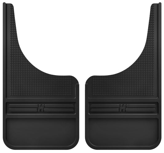 Husky Liners Universal 12in Wide Black Rubber Front Mud Flaps w/o Weight | husky-liners-universal-12in-wide-black-rubber-front-mud-flaps-w-o-weight | Mud Flaps | Husky Liners