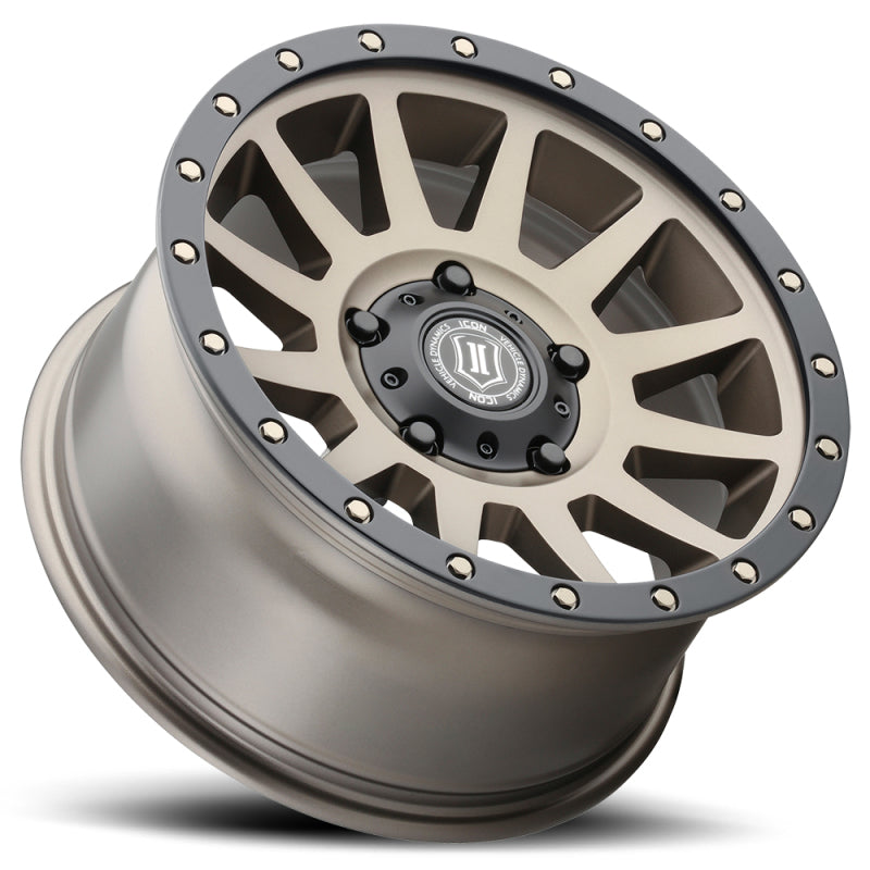 ICON Compression 17x8.5 5x150 25mm Offset 5.75in BS 110.1mm Bore Bronze Wheel | icon-compression-17x8-5-5x150-25mm-offset-5-75in-bs-110-1mm-bore-bronze-wheel | Wheels - Cast | ICON