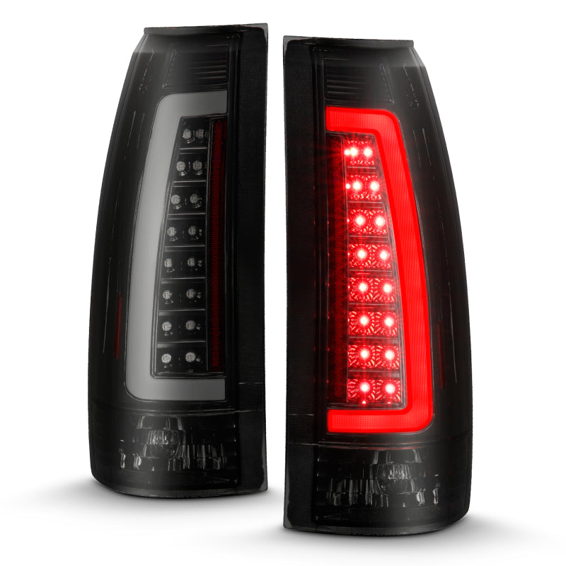 ANZO 1999-2000 Cadillac Escalade LED Taillights Black Housing Smoke Lens Pair | anzo-1999-2000-cadillac-escalade-led-taillights-black-housing-smoke-lens-pair | Tail Lights | ANZO