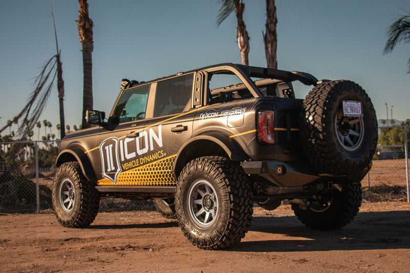ICON 21+ Ford Bronco Tubular Rear Track Bar Kit - Adjustable | icon-21-ford-bronco-tubular-rear-track-bar-kit-adjustable | Traction Bars | ICON