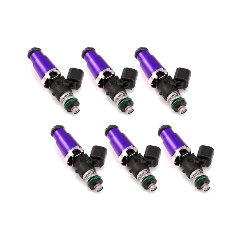 Injector Dynamics 1340cc Injectors - 60mm Length - 14mm Purple Top - 14mm Lower O-Ring (Set of 6) | injector-dynamics-1340cc-injectors-60mm-length-14mm-purple-top-14mm-lower-o-ring-set-of-6 | Fuel Injector Sets - 6Cyl | Injector Dynamics