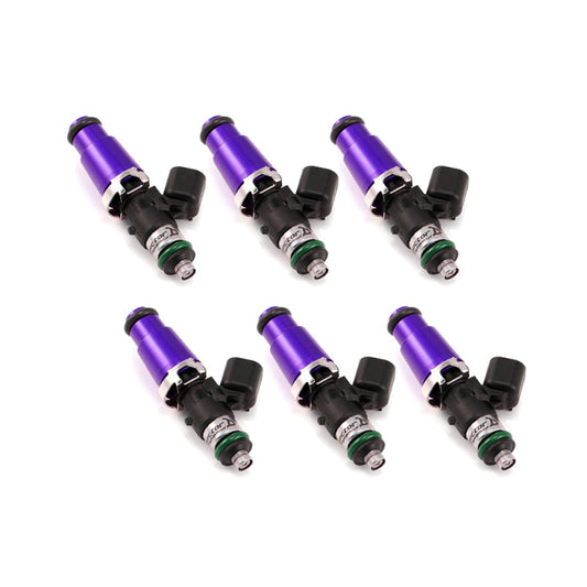 Injector Dynamics 1340cc Injectors - 60mm Length - 14mm Purple Top - 14mm Lower O-Ring (Set of 6) | injector-dynamics-1340cc-injectors-60mm-length-14mm-purple-top-14mm-lower-o-ring-set-of-6 | Fuel Injector Sets - 6Cyl | Injector Dynamics