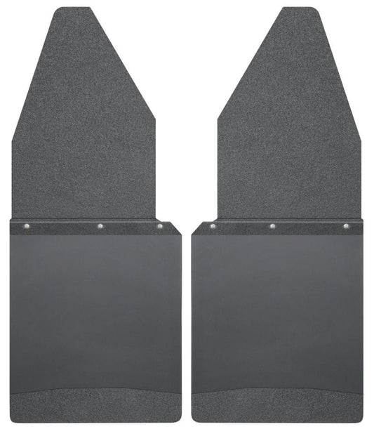 Husky Liners Ford 88-16 F-150/88-99 F-250 12in W Black Top & Weight Kick Back Front Mud Flaps | husky-liners-ford-88-16-f-150-88-99-f-250-12in-w-black-top-weight-kick-back-front-mud-flaps | Mud Flaps | Husky Liners