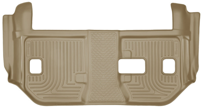 Husky Liners 2015 Chevy/GMC Suburban/Yukon XL WeatherBeater Tan 3rd Seat (Bench 2nd) Floor Liner | husky-liners-2015-chevy-gmc-suburban-yukon-xl-weatherbeater-tan-3rd-seat-bench-2nd-floor-liner | Floor Mats - Rubber | Husky Liners