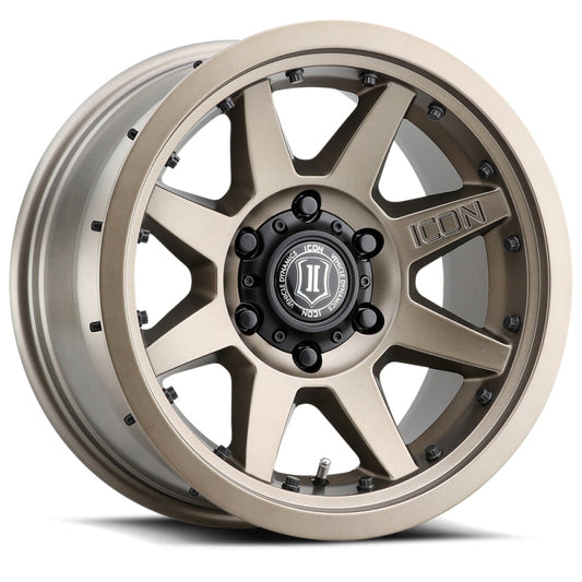 ICON Rebound Pro 17x8.5 6x135 6mm Offset 5in BS 87.1mm Bore Bronze Wheel | icon-rebound-pro-17x8-5-6x135-6mm-offset-5in-bs-87-1mm-bore-bronze-wheel | Wheels - Cast | ICON