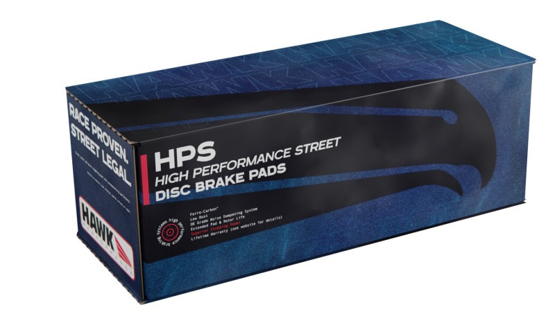 Hawk 02-06 RSX (non-S) Front / 03-09 Civic Hybrid / 04-05 Civic Si HPS Street Rear Brake Pads | hawk-02-06-rsx-non-s-front-03-09-civic-hybrid-04-05-civic-si-hps-street-rear-brake-pads | Brake Pads - Performance | Hawk Performance