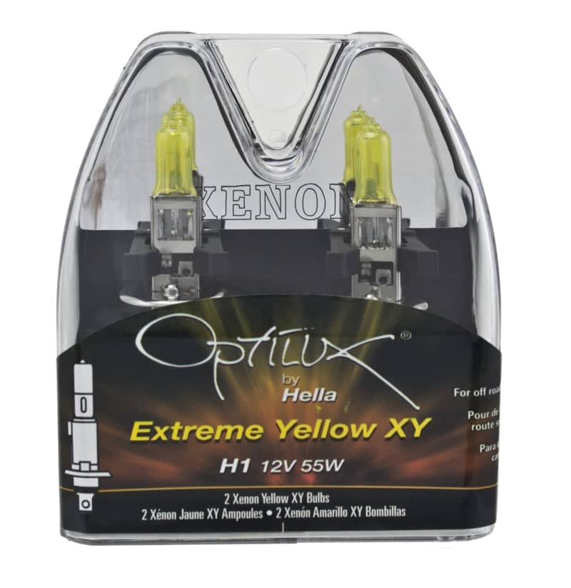 Hella Optilux H1 12V/55W XY Yellow Bulb | hella-optilux-h1-12v-55w-xy-yellow-bulb | Bulbs | Hella