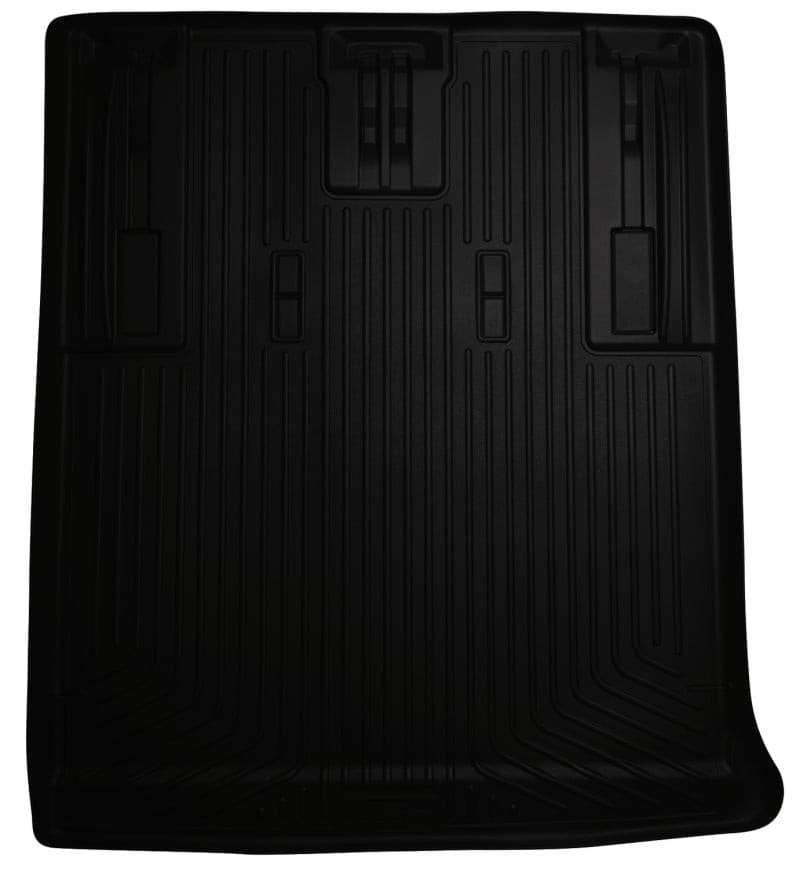 Husky Liners 07-13 GM Escalade/Suburban/Yukon WeatherBeater Black Rear Cargo Liners (5 Ft.) | husky-liners-07-13-gm-escalade-suburban-yukon-weatherbeater-black-rear-cargo-liners-5-ft | Floor Mats - Rubber | Husky Liners