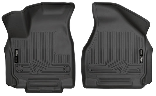 Husky Liners 2017 Chrysler Pacifica WeatherBeater Front Row Black Floor Liners | husky-liners-2017-chrysler-pacifica-weatherbeater-front-row-black-floor-liners | Floor Mats - Rubber | Husky Liners