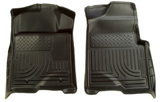 Husky Liners 09-12 Ford F-150 Regular/Super/Super Crew Cab WeatherBeater Black Floor Liners | husky-liners-09-12-ford-f-150-regular-super-super-crew-cab-weatherbeater-black-floor-liners | Floor Mats - Rubber | Husky Liners